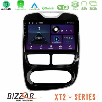 Bizzar XT2 Series 4Core Android13 2+32GB Renault Clio 2012-2016 Navigation Multimedia Tablet 10