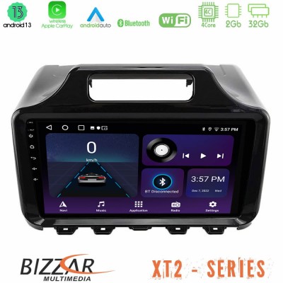 Bizzar XT2 Series Toyota iQ 2008 – 2015 4Core Android13 2+32GB Navigation Multimedia Tablet 9″