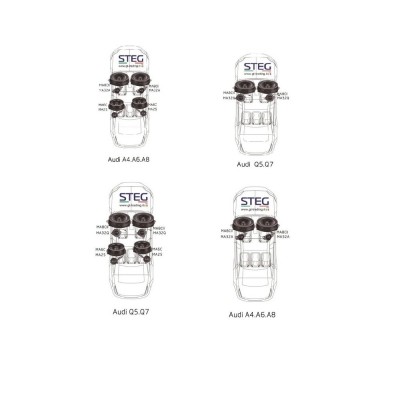 STEG MA6C Midbass Ηχείο Plug&Play Για Audi