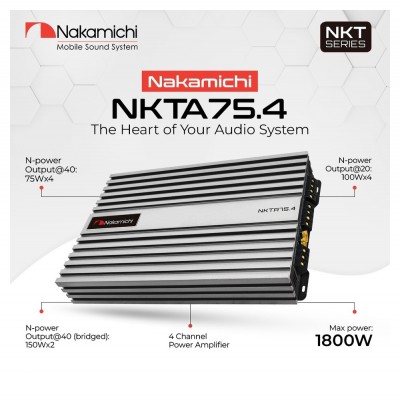 Nakamichi 4Channel Amplifier NKTA 75.4