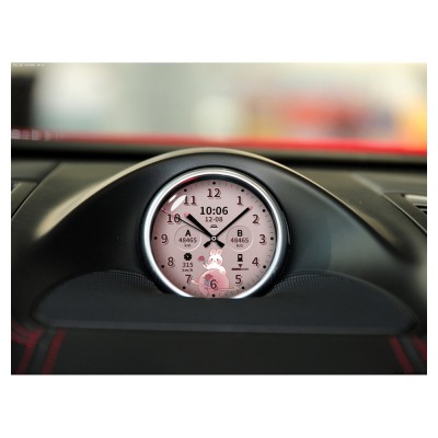 Porsche Cayenne 2010-2017 Smart LCD Stopwatch Ανταλλακτικό Πλαστικό Μαύρο