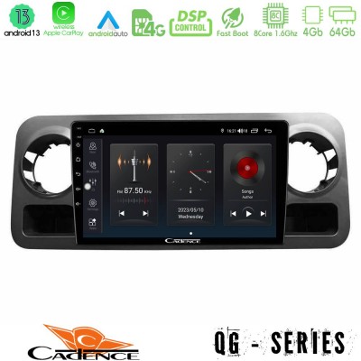 Cadence QG Series 8Core Android13 4+64GB Mercedes Sprinter W907 Navigation Multimedia Tablet 10