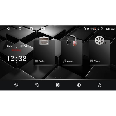 Nakamichi NAM5260 Series 4Core Android12 4+64GB Mercedes C/CLK/G Class (W203/W209) Navigation Multimedia Tablet 9