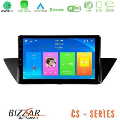 Bizzar CS Series 4Core Android13 2+32GB BMW Χ1 E84 Navigation Multimedia Tablet 10