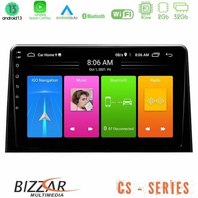 Bizzar CS Series 4Core Android13 2+32GB Peugeot Partner / Citroën Berlingo 2020-> Navigation Multimedia Tablet 10