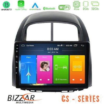 Bizzar CS Series 4Core Android13 2+32GB Daihatsu Sirion/Subaru Justy Navigation Multimedia Tablet 10