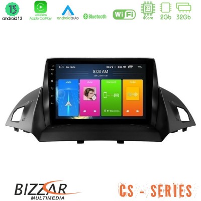 Bizzar CS Series 4Core Android13 2+32GB Ford C-Max/Kuga Navigation Multimedia Tablet 9