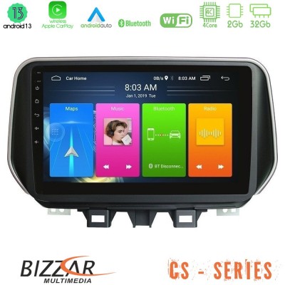 Bizzar CS Series 4Core Android13 2+32GB Hyundai ix35 Navigation Multimedia Tablet 10