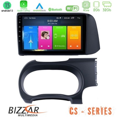 Bizzar CS Series 4Core Android13 2+32GB Hyundai i10 Navigation Multimedia Tablet 9