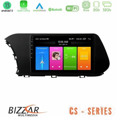 Bizzar CS Series 4Core Android13 2+32GB Hyundai i20 2021-2023 Navigation Multimedia Tablet 9