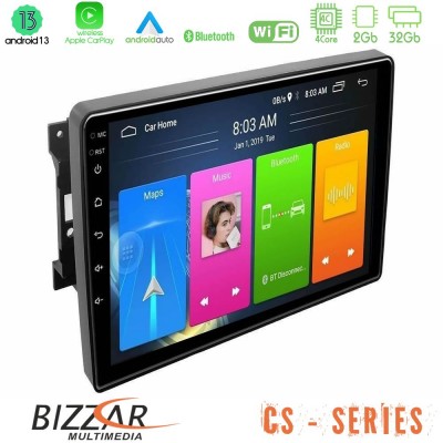 Bizzar CS Series 4Core Android13 2+32GB Chrysler / Dodge / Jeep Navigation Multimedia Tablet 10