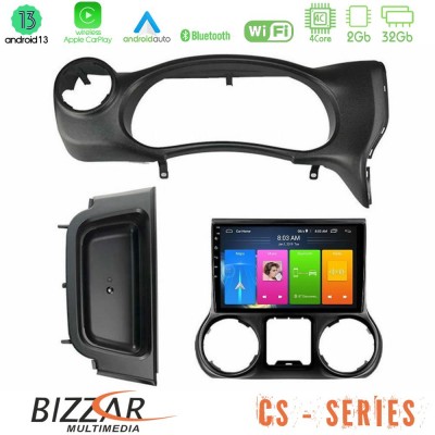 Bizzar CS Series 4Core Android13 2+32GB Jeep Wrangler 2014-2017 Navigation Multimedia Tablet 10