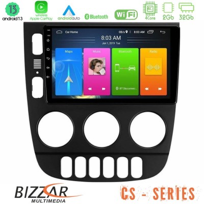 Bizzar CS Series 4Core Android13 2+32GB Mercedes ML Class 1998-2005 Navigation Multimedia Tablet 9