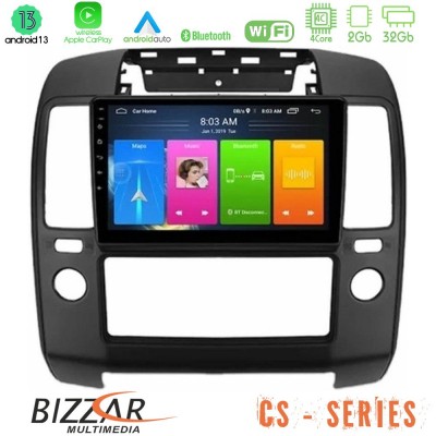 Bizzar CS Series 4Core Android13 2+32GB Nissan Navara Navigation Multimedia Tablet 9