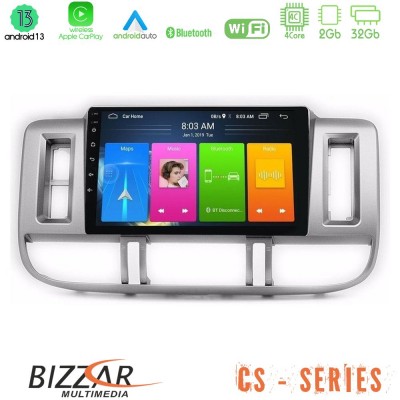 Bizzar CS Series 4Core Android13 2+32GB Nissan X-Trail (T30) 2000-2003 Navigation Multimedia Tablet 9