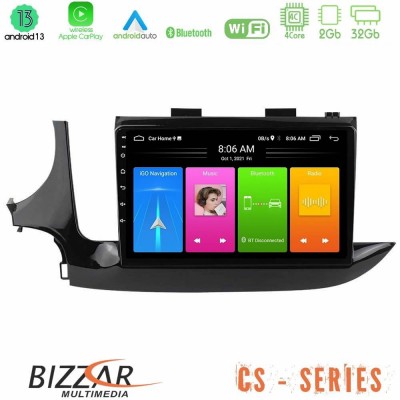 Bizzar CS Series 4Core Android13 2+32GB Opel Mokka 2016-2020 Navigation Multimedia Tablet 9