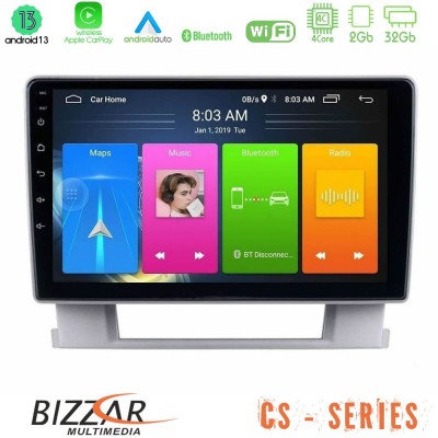 Bizzar CS Series 4Core Android13 2+32GB Opel Astra J 2010-2014 Navigation Multimedia Tablet 9