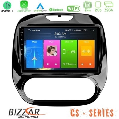 Bizzar CS Series 4Core Android13 2+32GB Renault Captur 2013-2019 (Manual AC) Navigation Multimedia Tablet 9