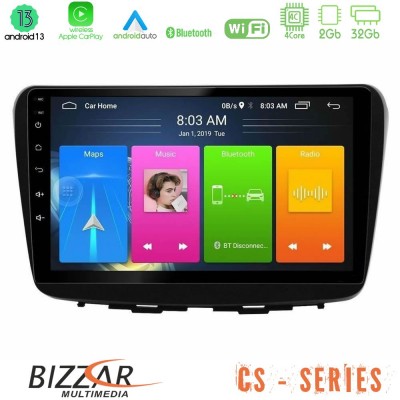 Bizzar CS Series 4Core Android13 2+32GB Suzuki Baleno 2016-2021 Navigation Multimedia Tablet 9