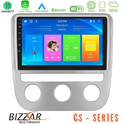 Bizzar CS Series 4Core Android13 2+32GB VW Scirocco 2008-2014 Navigation Multimedia Tablet 9