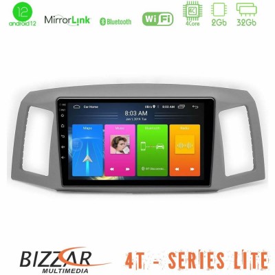 Bizzar 4T Series Jeep Grand Cherokee 2005-2007 4core Android13 2+32GB Navigation Multimedia Tablet 10