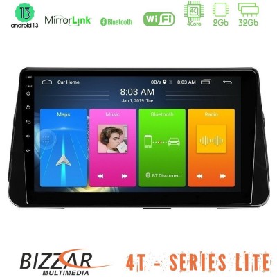 Bizzar 4T Series Nissan Micra K14 4Core Android13 2+32GB Navigation Multimedia Tablet 10