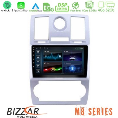 Bizzar M8 Series Chrysler 300C 8core Android13 4+32GB Navigation Multimedia Tablet 9