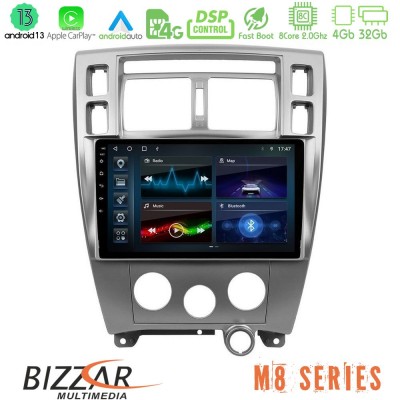 Bizzar M8 Series Hyundai Tucson 8core Android13 4+32GB Navigation Multimedia Tablet 10