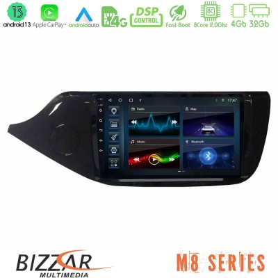 Bizzar M8 Series Kia Ceed 2013-2017 8Core Android13 4+32GB Navigation Multimedia Tablet 9″