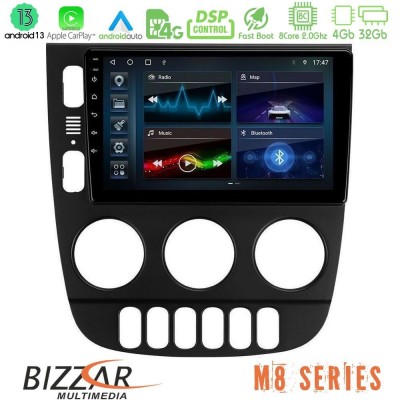 Bizzar M8 Series Mercedes ML Class 1998-2005 8Core Android13 4+32GB Navigation Multimedia Tablet 9