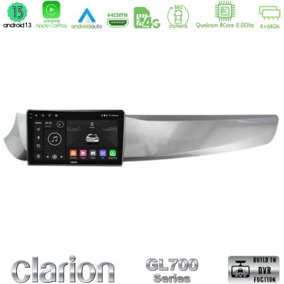 Clarion GL700 Series Alfa Romeo Giulietta 2010-2014 8Core Android13 4+64GB Navigation Multimedia Tablet 9