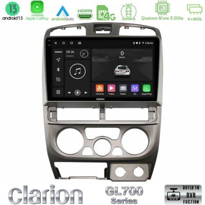 Clarion GL700 Series 8Core Android13 4+64GB Isuzu D-Max 2004-2006 Navigation Multimedia Tablet 9