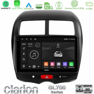 Clarion GL700 Series 8Core Android13 4+64GB Mitsubishi ASX Navigation Multimedia Tablet 10