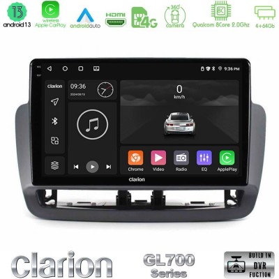 Clarion GL700 Series 8Core Android13 4+64GB Seat Ibiza 2012-2015 Navigation Multimedia Tablet 9