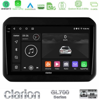 Clarion GL700 Series 8Core Android13 4+64GB Suzuki Ignis Navigation Multimedia Tablet 9