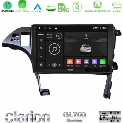 Clarion GL700 Series 8Core Android13 4+64GB Toyota Prius 2010-2015 Navigation Multimedia Tablet 10