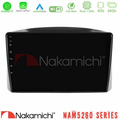 Nakamichi NAM5260 Series Jeep Grand Cherokee 2005-2007 4Core Android12 4+64GB Navigation Multimedia Tablet 10″ Με Carplay & Android Auto Με Carplay & Android Auto