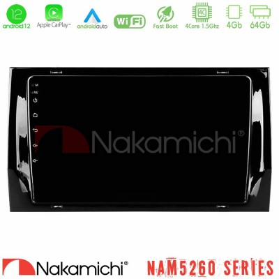 Nakamichi NAM5260 Series 4Core Android12 4+64GB Skoda Kodiaq 2017-> Navigation Multimedia Tablet 10