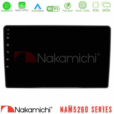 Nakamichi NAM5260 Series 4Core Android12 4+64GB VW Passat Navigation Multimedia Tablet 9