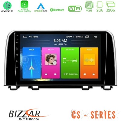 Bizzar CS Series 4Core Android13 2+32GB Honda CR-V 2019-> Navigation Multimedia Tablet 10