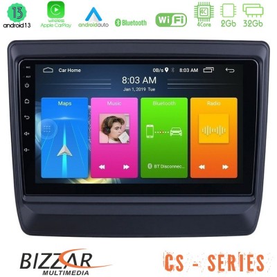 Bizzar CS Series 4Core Android13 2+32GB Isuzu D-MAX 2020-2023 Navigation Multimedia Tablet 9