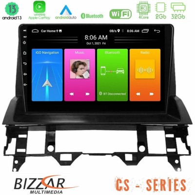 Bizzar CS Series 4Core Android13 2+32GB Mazda6 2002-2006 Navigation Multimedia Tablet 10