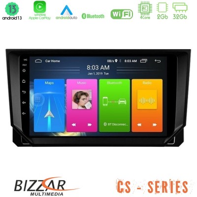 Bizzar CS Series 4Core Android13 2+32GB Seat Arona/Ibiza Navigation Multimedia Tablet 9