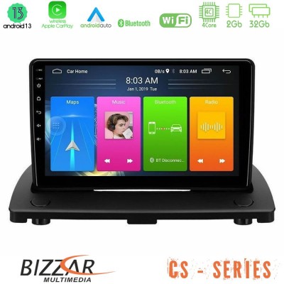 Bizzar CS Series 4Core Android13 2+32GB Volvo XC90 2006-2014 Navigation Multimedia Tablet 9