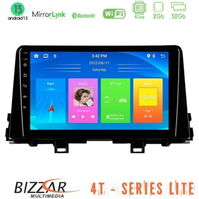 Bizzar 4T Series Kia Picanto 2017-2021 4Core Android13 2+32GB Navigation Multimedia Tablet 9