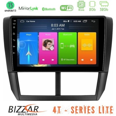 Bizzar 4T Series Subaru Forester 4Core Android13 2+32GB Navigation Multimedia Tablet 9