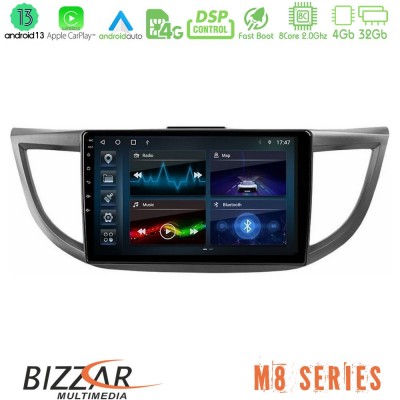 Bizzar M8 Series Honda CRV 2012-2017 8core Android13 4+32GB Navigation Multimedia Tablet 9