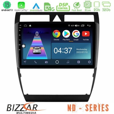 Bizzar ND Series 8Core Android13 2+32GB Audi A6 (C5) 1997-2004 Navigation Multimedia Tablet 9