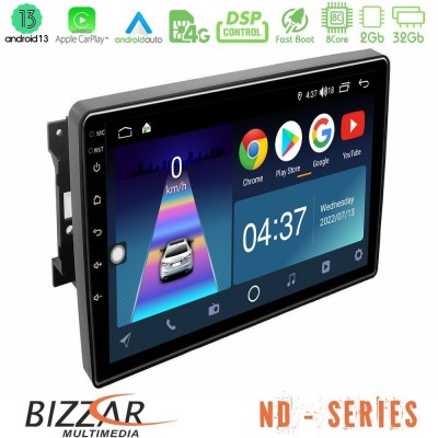 Bizzar ND Series 8Core Android13 2+32GB Chrysler / Dodge / Jeep Navigation Multimedia Tablet 10