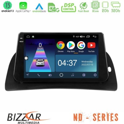 Bizzar ND Series 8Core Android13 2+32GB Renault Kangoo 2015-2018 Navigation Multimedia Tablet 9